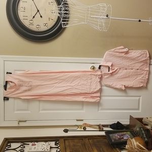 Draper's & Damon's 12 Petite Linen Dress and over top NWT